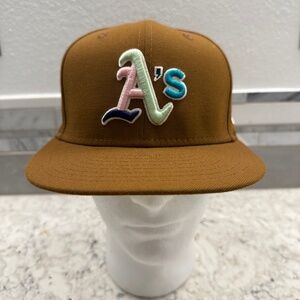 Oakland Athletics New Era Brown Battle of the Bay Hat -cp‎